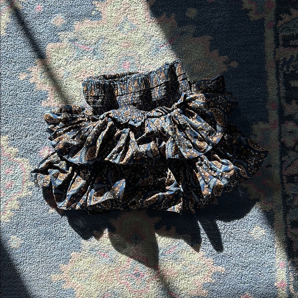 Janie and Jack Floral Ruffle Skirt Girls 10